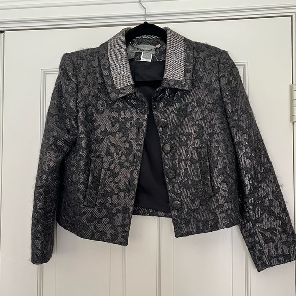 Proenza Schouler metallic gray cropped jacket - Picture 12 of 14